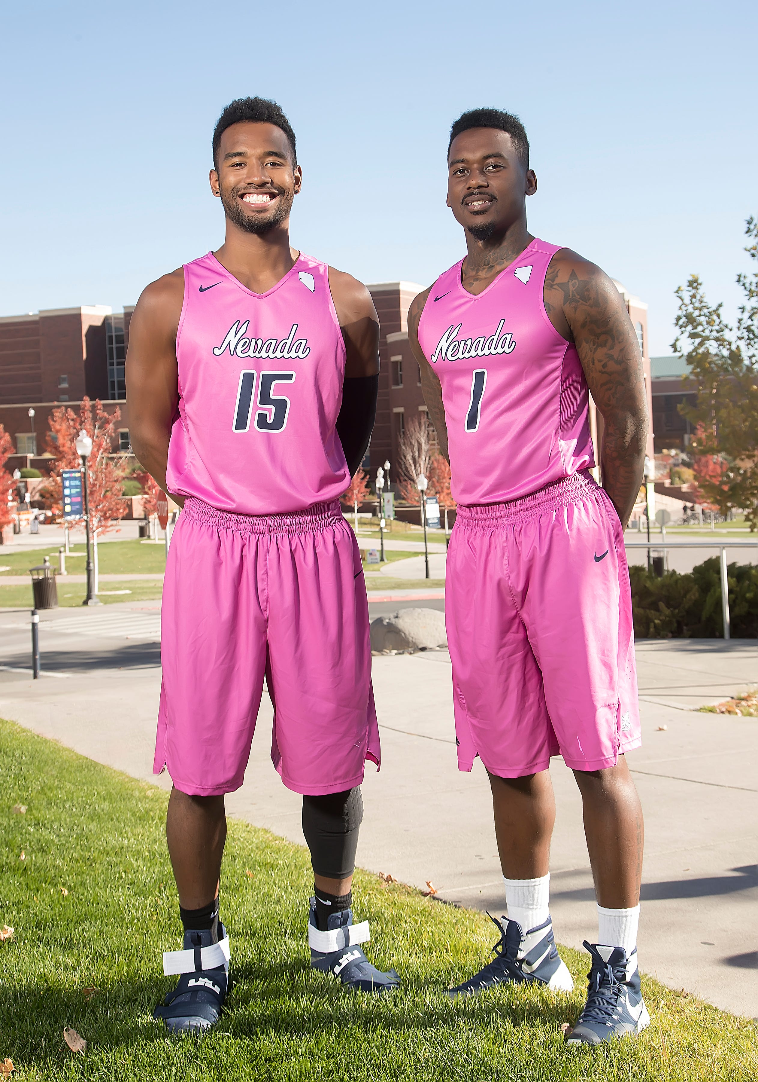 pink basketball uniforms